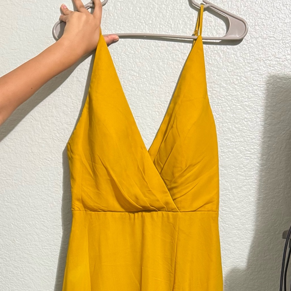 Bridesmaid Yellow Dress